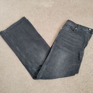 Madewell Black 11" High Rise Flare Size 32 T